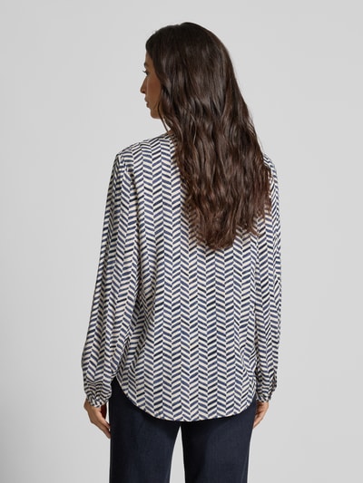 Soyaconcept Bluzka tunikowa o kroju relaxed fit z czystej wiskozy model ‘Selia’ Ciemnoniebieski 5