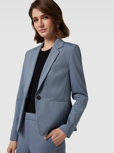 Drykorn Blazer met knoopsluiting, model 'SELSEY' Rookblauw - 3