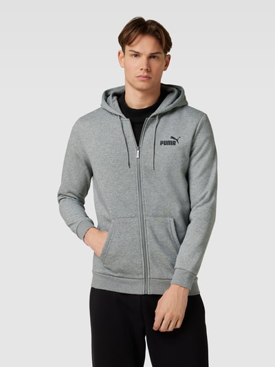 PUMA PERFORMANCE Sweatjacke mit Label-Print Silber 4