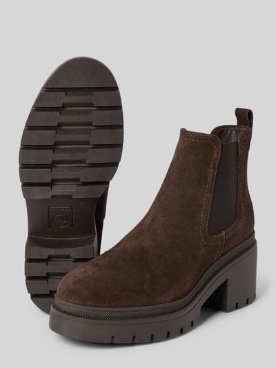 Tamaris Boots aus echtem Leder Dunkelbraun 4