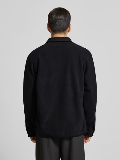 BOSS Green Kurtka z polaru o kroju regular fit z kieszeniami zapinanymi na zamek błyskawiczny model ‘ST_HOLE19’ Czarny 5