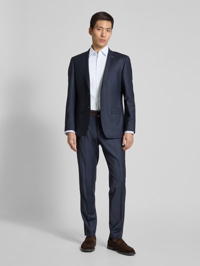 BOSS Regular Fit Business-Hemd mit Knopfleiste Bleu 1