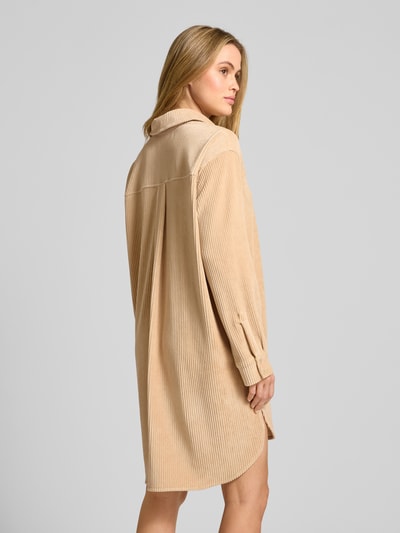 JAKE*S STUDIO WOMAN Relaxed Fit Kleid aus Baumwoll-Mix in Hemdblusen-Optik Camel 5