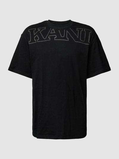 KARL KANI T-shirt met labelprint Zwart - 2