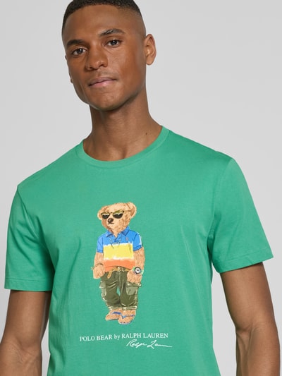 Polo Ralph Lauren T-shirt z nadrukiem z logo Zielony 3