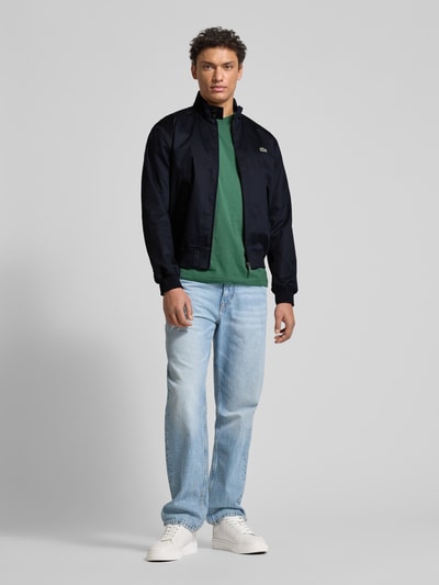 Lacoste Jacke mit Stehkragen Dunkelblau 1