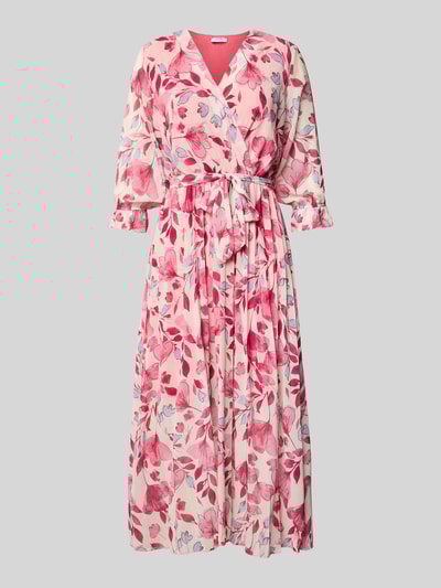 ZABAIONE Midi-jurk met V-hals Roze - 2