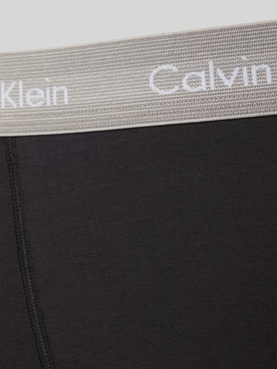 Calvin Klein Underwear Obcisłe bokserki z paskiem z logo w zestawie 3 szt. Czarny 2