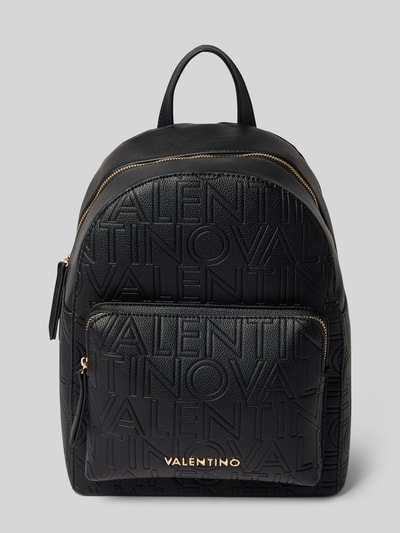 VALENTINO BAGS Rucksack mit Label-Strukturmuster Modell 'PANSY' Black 1