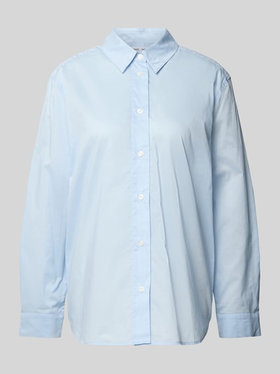 Samsøe Samsøe Bluzka o kroju regular fit z kołnierzykiem typu kent model ‘SANOS’ Jasnoniebieski 2