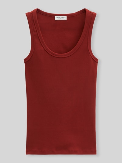 Marc O'Polo Regular Fit Top aus Baumwoll-Mix  Bordeaux 2
