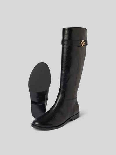 Tory Burch Stiefel aus echtem Leder Black 4