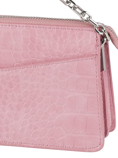 Mango Crossbody Bag in Kroko-Optik Modell 'Revi' Rosa 3