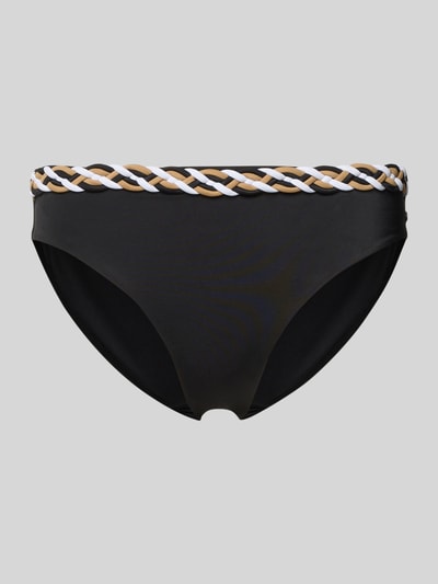 BOSS Regular Fit Bikinihose mit geflochtenem Bund Black 1
