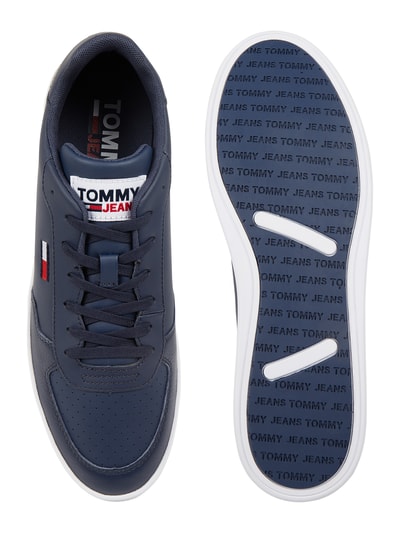 Tommy Jeans Sneaker aus Leder Dunkelblau 5