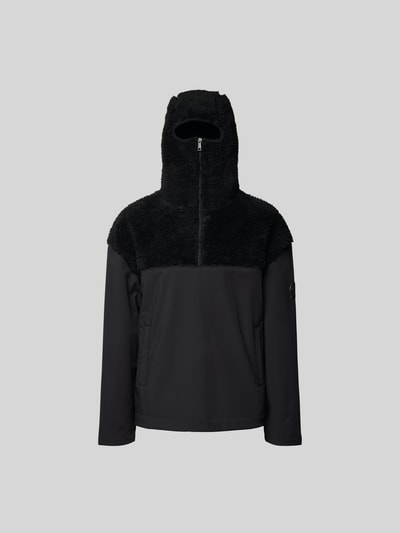 DAILY PAPER Hoodie mit Teddyfell-Besatz Black 2