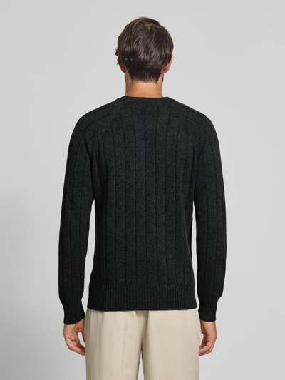 GRAN SASSO Wollen pullover met kasjmier Antraciet - 5