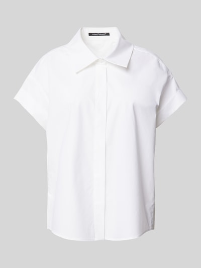 Luisa Cerano Regular Fit Hemdbluse mit Kappärmeln Weiss 2