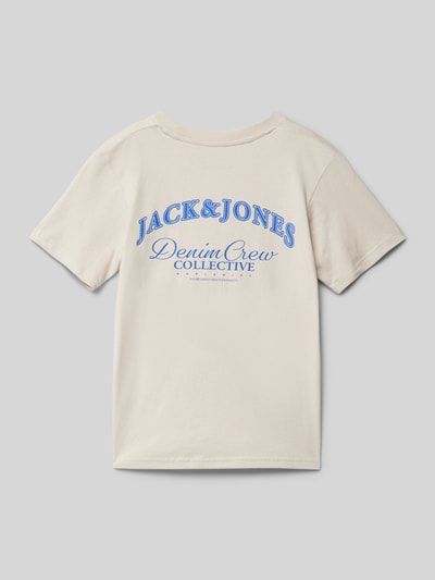 Jack & Jones T-shirt z nadrukiem z logo Écru 3