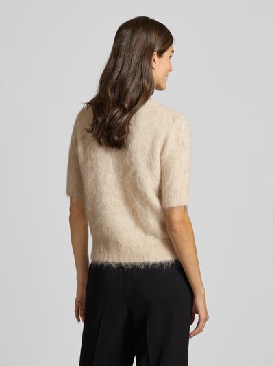 Someday Strickshirt aus Alpaka-Mix Modell 'Tuomi' Beige Melange 5
