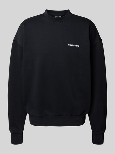 Pegador Oversized sweatshirt met logostitching Zwart - 2