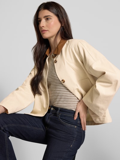 moves Jacke mit überschnittenen Schultern Modell 'Paislee' Offwhite 3