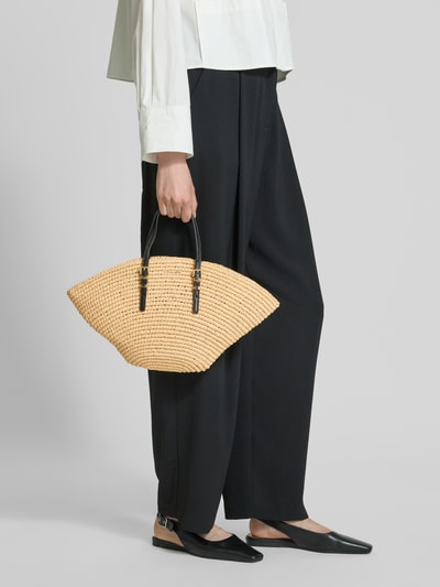 MICHAEL Michael Kors Handtasche in Flecht-Optik Modell 'ISA' Sand 1