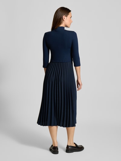 Tommy Hilfiger Getailleerde vrijetijdsjurk van viscosemix  Marineblauw - 5