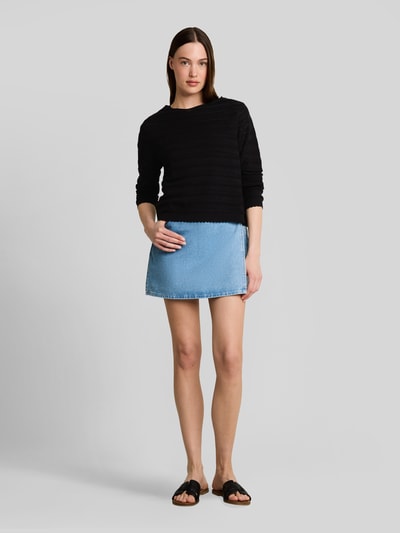 Tom Tailor Denim relaxed fit pullover van katoenmix Zwart - 1