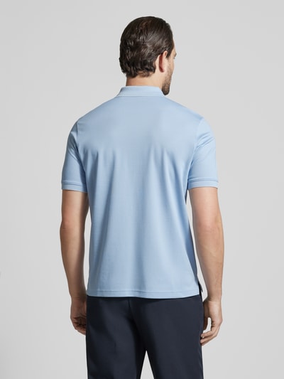 RAGMAN Relaxed fit Poloshirt van Katoenmix Lichtblauw - 5