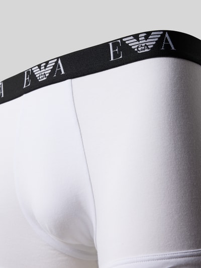 Emporio Armani Trunks im 3er-Pack mit Logo-Bund Weiss 2