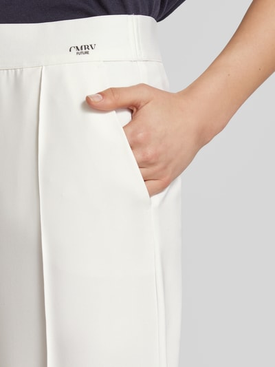 Cambio Stoffen broek met elastische band, model 'CAMERON' Offwhite - 3