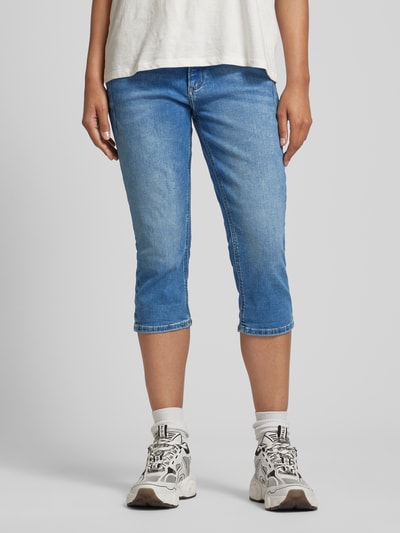 QS Slim fit capri-jeans in 5-pocketmodel Jeansblauw - 4