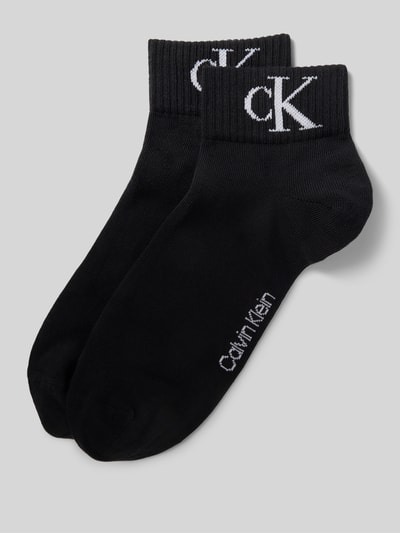 Calvin Klein Jeans Socken mit Label-Print im 2er-Pack Black 1