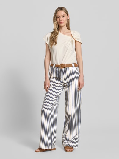 Christian Berg Woman Wide Fit Hose mit Viskose-Anteil Blau 1