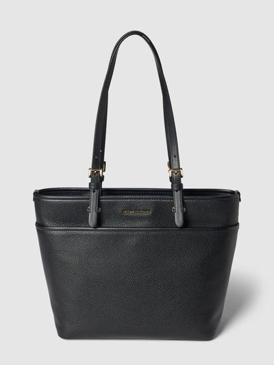 MICHAEL Michael Kors Shopper aus Leder mit Label-Detail Modell 'WINSTON' Black 2
