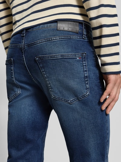 Tommy Jeans Slim Fit Jeans aus Baumwoll-Mix Dunkelblau 3
