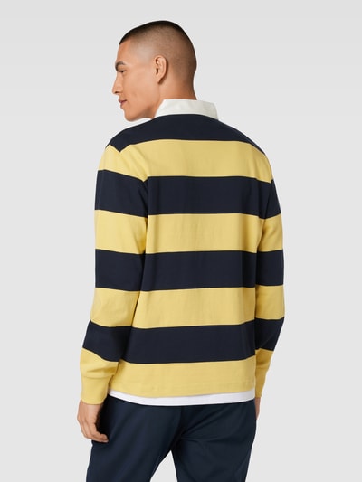 Gant Sweatshirt mit Streifenmuster Modell 'SHIELD' Gelb 5