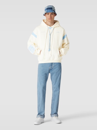 Preach Hoodie met labelstitching Offwhite - 1