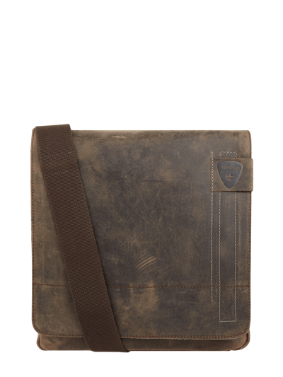 Strellson Messenger Bag aus Leder Modell 'Richmond' Dunkelbraun 1