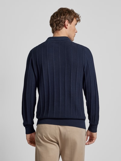 MCNEAL Gebreide pullover met polokraag Donkerblauw - 5