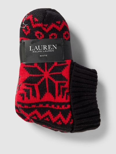 Lauren Ralph Lauren Sokken met all-over motief, set van 2 paar Rood - 3