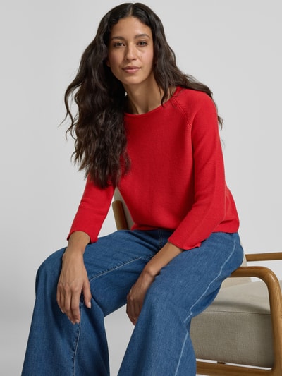 Weekend Max Mara Strickpullover mit Rundhalsausschnitt Modell 'ADDOTTO' Rot 3