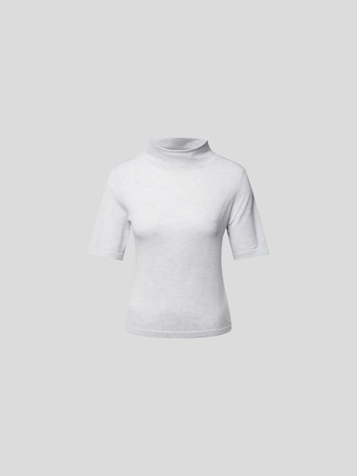 Vince T-Shirt mit Stehkragen Weiß 2