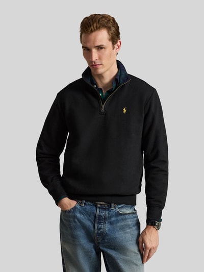 Polo Ralph Lauren Sweatshirt mit Troyerkragen Black 5