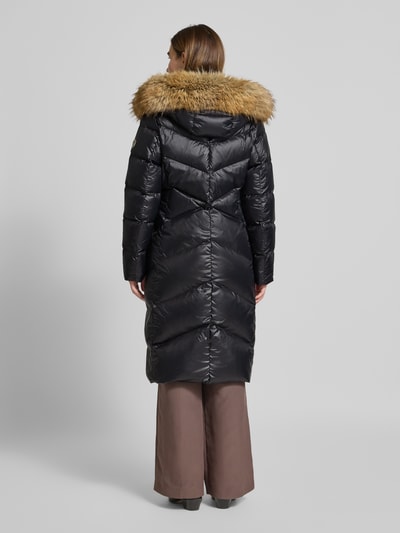 ROCK'N BLUE Płaszcz pikowany z obszyciem ze sztucznego futra model ‘Adele’ Czarny 5