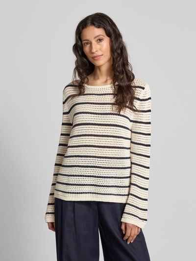Tommy Hilfiger Regular Fit Pullover aus Baumwoll-Mix Weiss 4