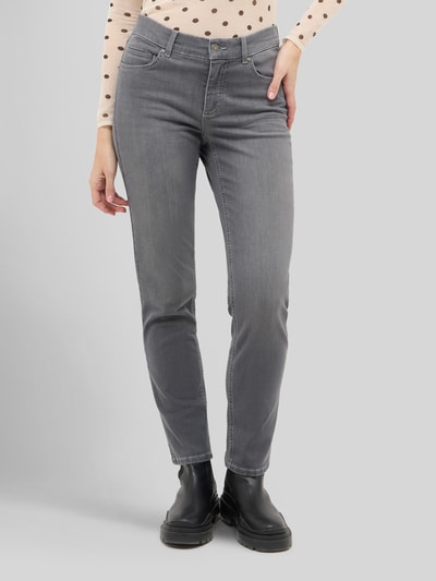 ANGELS Slim Fit jeans van katoenmix model 'CICI' Antraciet - 4