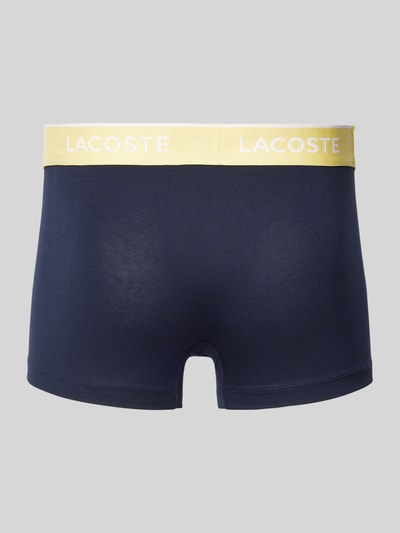 Lacoste Trunks mit elastischem Label-Bund im 3er-Pack Gruen 3