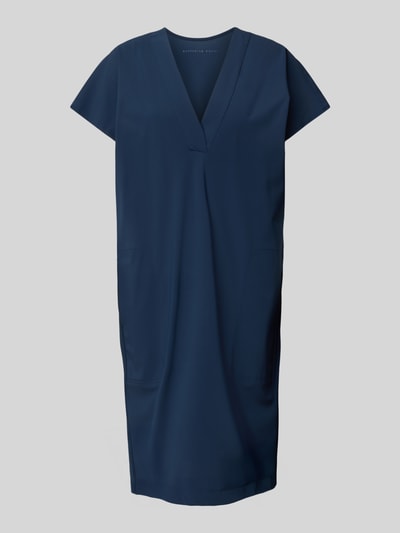 Raffaello Rossi Knielanges Kleid mit V-Ausschnitt Modell 'JOYCE' Dunkelblau 2